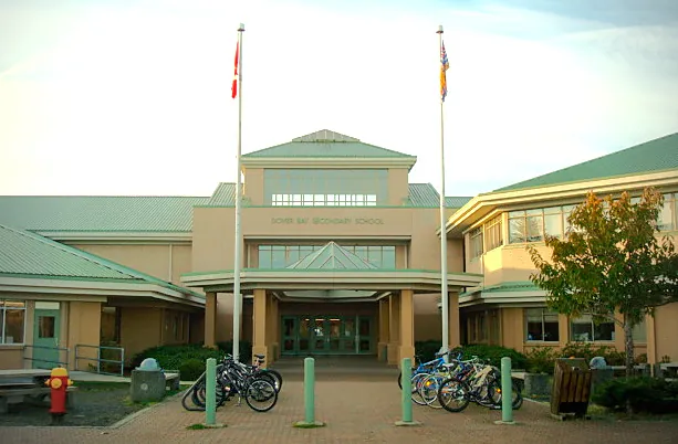 High school students exploring their host city in British Columbia