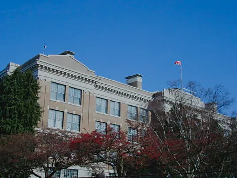 High school students exploring their host city in British Columbia