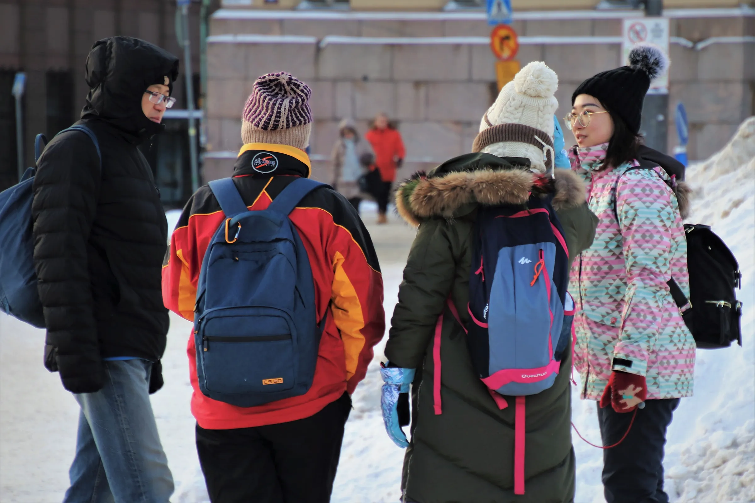 English language students in British Columbia